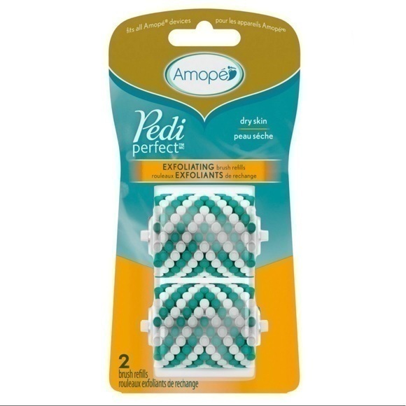 Amope Pedi Perfect Electronic Foot File Exfoliating Brush Refills, 2 Count - Picture 1 of 5